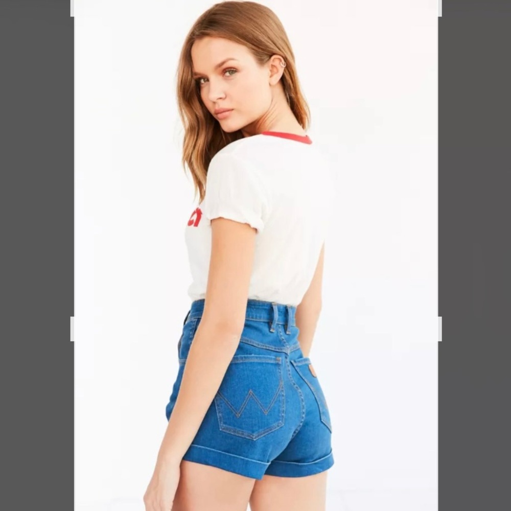 Wrangler Pin Up High Waisted Shorts